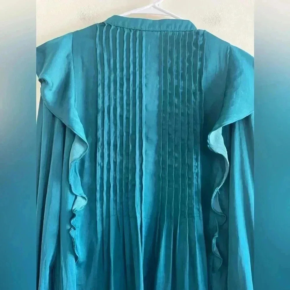 Anthropologie Pintuck Blouse | New Item | Size X Large Women's - Picture 3 of 7